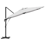 Roma Parasol Beige 286 x 284 x 265 cm Aluminium und Polyester