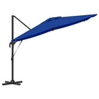 Roma Parasol Blau 286 x 284 x 265 cm Aluminium und Polyester