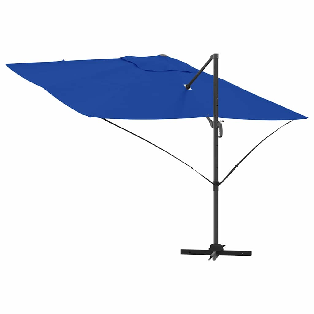Sonnenschirm Azurblau 351 x 250 x 260 cm