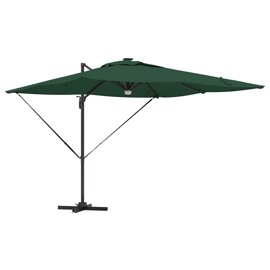 Roma Parasol Grün 286 x 284 x 270 cm Aluminium und Polyester