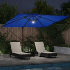 Roma Parasol Blau 286 x 284 x 270 cm Aluminium und Polyester
