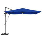 Roma Parasol Blau 286 x 284 x 270 cm Aluminium und Polyester