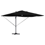 Sonnenschirm Schwarz 351 x 250 x 253 cm Polyester und Aluminium
