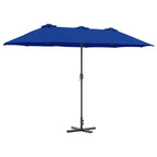 Garten-Sonnenschirm Azurblau 370 x 197 x 239 cm