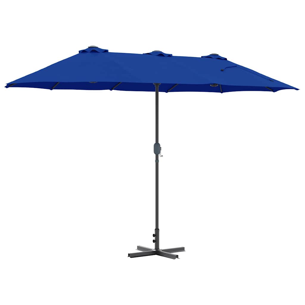 Garten-Sonnenschirm Azurblau 370 x 197 x 239 cm