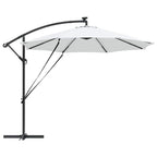 Sonnenschirm Sand 294 x 294 x 248 cm Polyester und Aluminium