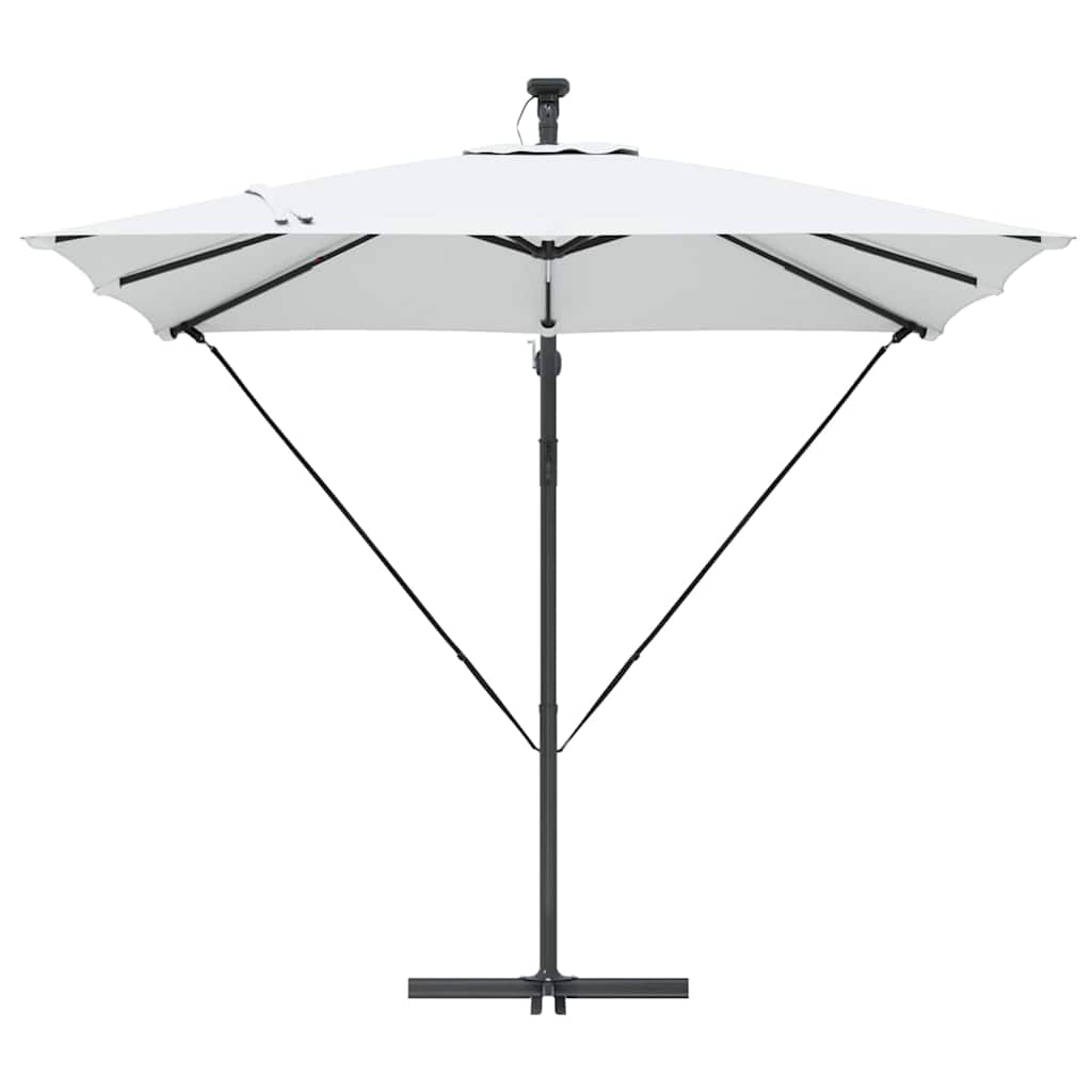 Sonnenschirm Sand 249 x 249 x 250 cm Polyester und Aluminium