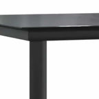5-tlg. Garten-Essgruppe mit Kissen Braun Poly Rattan Glas