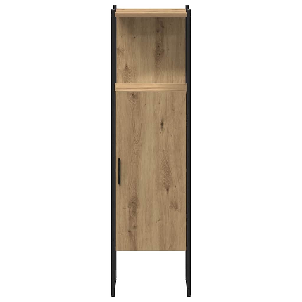 Badezimmermöbel Set mit Regal 4 pcs Artisan-Eiche Holzwerkstoff