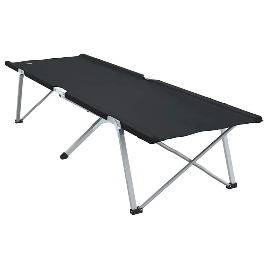 Klapp Schlafbett fürs Camping Schwarz 194 x 62,5 x 42,5 cm