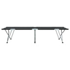 Klapp Schlafbett fürs Camping Schwarz 194 x 62,5 x 42,5 cm