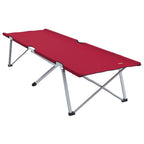 Klapp Schlafbett fürs Camping Rot 194 x 62,5 x 42,5 cm