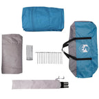 Dome Zelt für 6 Personen mit Dach Blau 500 x 314 x 206 cm