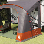 Caravan Zelt für 3 Personen 3 Personen Grau und Orange