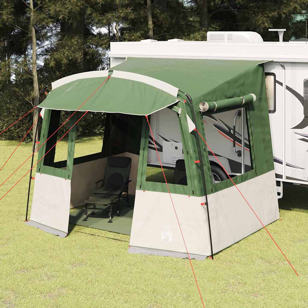 Heckzelte für Wohnwagen Personen 352 x 250 x 240 cm Grün