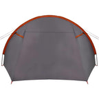 Tunnelzelt für 5 Personen Grau und Orange 805 x 405 x 211 cm