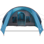 Tunnelzelt für 6 Personen Blau und Grau 890 x 470 x 220 cm