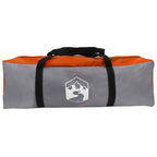 Tunnelzelt für 6 Personen Grau und Orange 890 x 470 x 220 cm