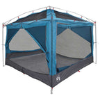 Innertelt 7-Personen mit Dach Blau und Grau 300 x 300 x 250 cm