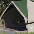 Teepee Zelt für 10 Personen Grün und Weiß 567 x 470 x 242 cm