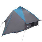 Teepee Zelt für 10 Personen Blau und Grau 567 x 470 x 242 cm