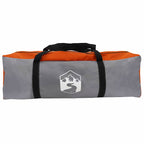 Teepee Zelt für 10 Personen Grau und Orange 567 x 470 x 242 cm