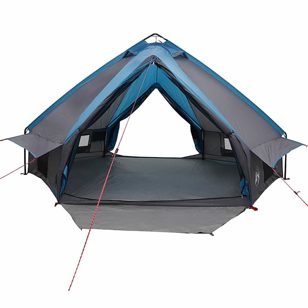 Teepee Zelt für 8 Personen Blau und Grau 490 x 410 x 210 cm