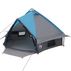 Teepee Zelt für 4 Personen Blau und Grau 388 x 320 x 169 cm