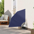Balkon Sichtschutz Marineblau 115 x 115 cm Polyester