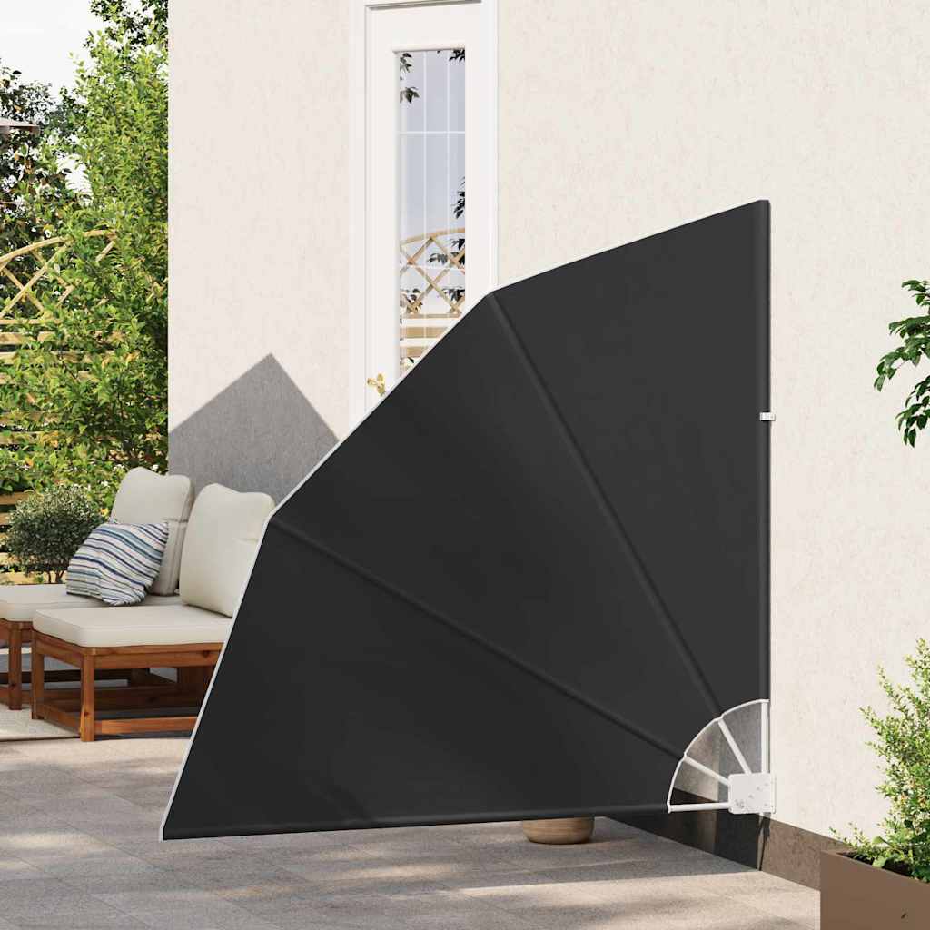 Balkon Sichtschutz Anthrazit 140 x 140 cm Polyester