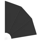 Balkon Sichtschutz Anthrazit 140 x 140 cm Polyester