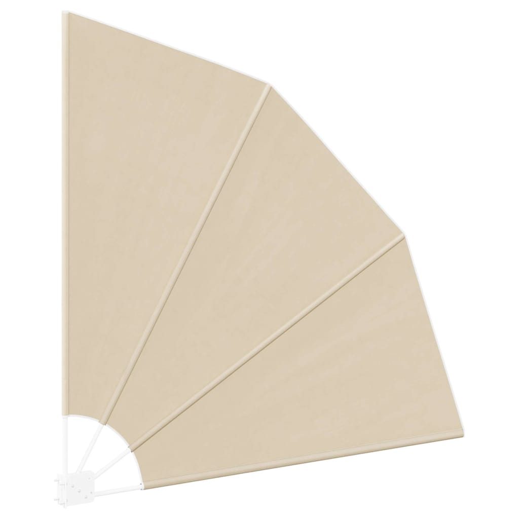 Balkon Sichtschutz Beige 140 x 140 cm Polyester