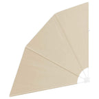Balkon Sichtschutz Beige 140 x 140 cm Polyester