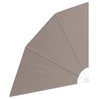Balkon Sichtschutz Taupe 140 x 140 cm Polyester