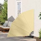 Balkon Sichtschutz Sand 140 x 140 cm Polyester
