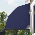 Balkon Sichtschutz Marineblau 210 x 210 cm Polyester