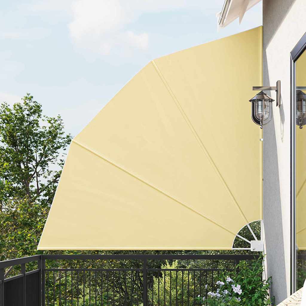 Balkon Sichtschutz Sand 210 x 210 cm Polyester