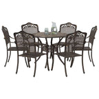 Garten Essgruppe 7 pcs Bronze Aluminium