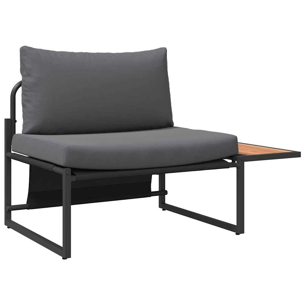 Outdoor-Stahl-Sitzmöbel 2 pcs Anthrazit Stahl