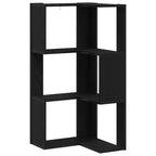 Bücherregal Schwarz Eichen-Optik 50 x 50 x 102 cm