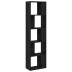 Bücherregal Schwarz Eichen-Optik 45 x 23,5 x 162,5 cm