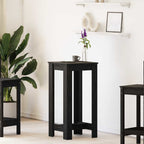 Bartisch Schwarz Eichen-Optik 51 x 50 x 103,5 cm Holzwerkstoff