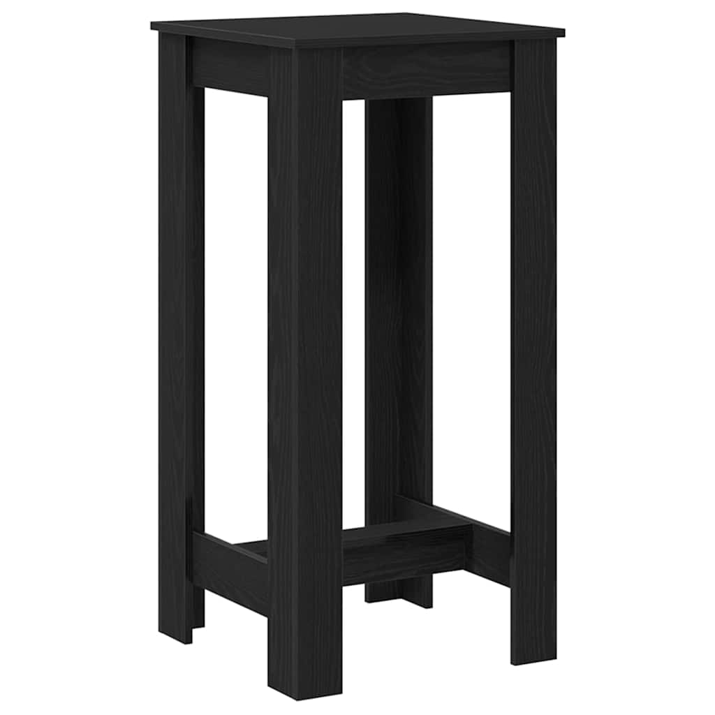 Bartisch Schwarz Eichen-Optik 51 x 50 x 103,5 cm Holzwerkstoff