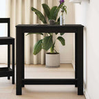 Bartisch Schwarz Eichen-Optik 102 x 50 x 103,5 cm Holzwerkstoff