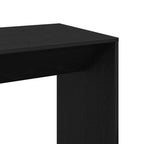 Bartisch Schwarz Eichen-Optik 51 x 50 x 103,5 cm Holzwerkstoff