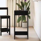 Bartisch Schwarz Eichen-Optik 51 x 50 x 103,5 cm Holzwerkstoff