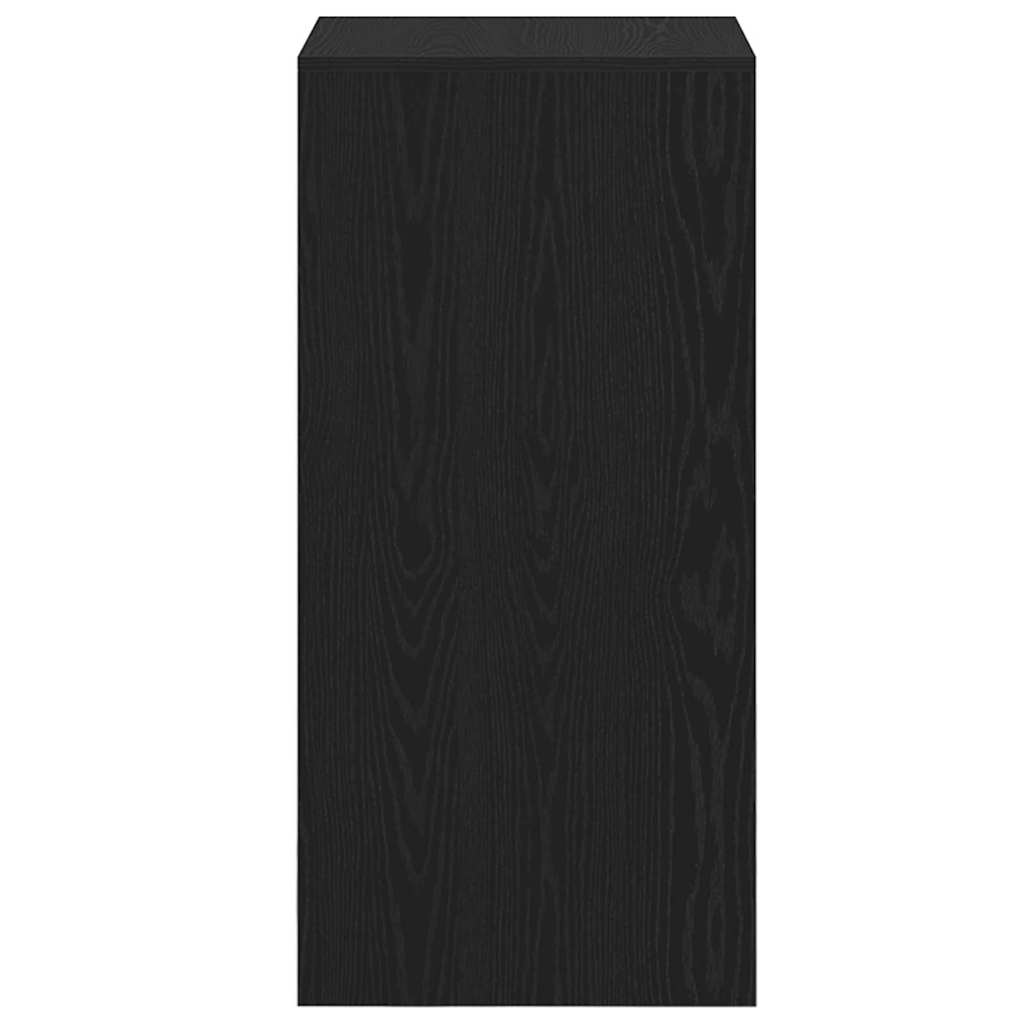 Bartisch Schwarz Eichen-Optik 51 x 50 x 103,5 cm Holzwerkstoff