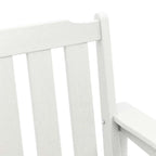 Gartenbank Weiß 120 x 59 x 88 cm HDPE