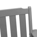 Garten-Esszimmerstuhl 2 pcs Hellgrau 65,5 x 59 x 88 cm HDPE