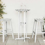 Bartisch Weiß 55 x 55 x 107 cm Polyethylen